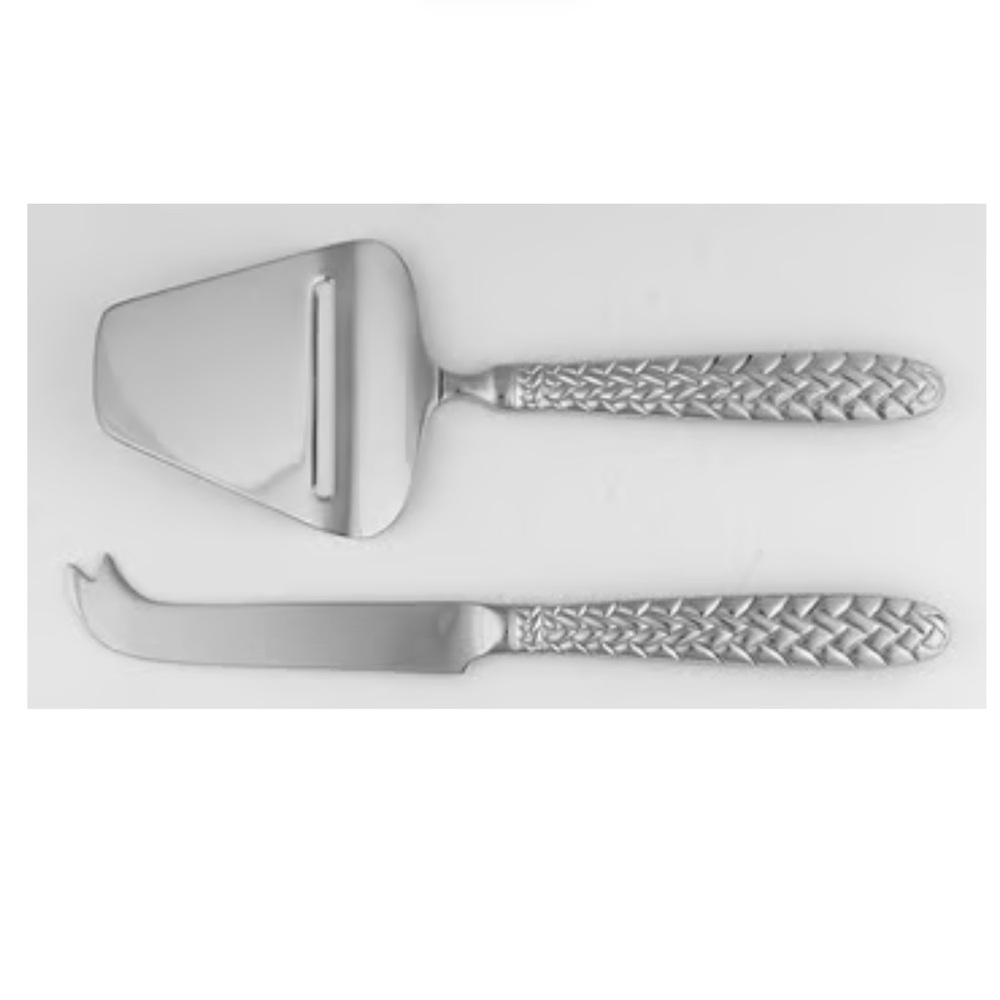 Lauren Ralph Lauren Equestrian Braid 2 piece cheese knife set New in box